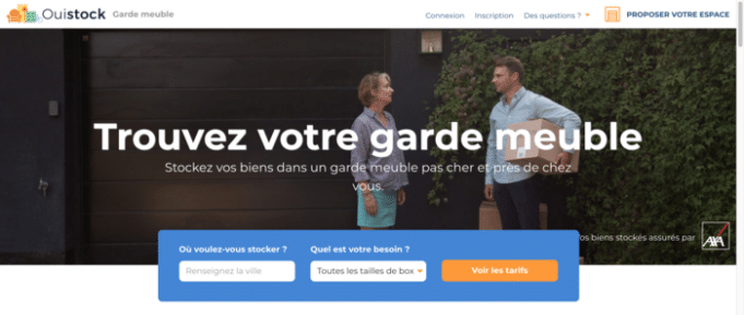 Trouvez votre garde meuble grâce à la plateforme Ouistock.fr