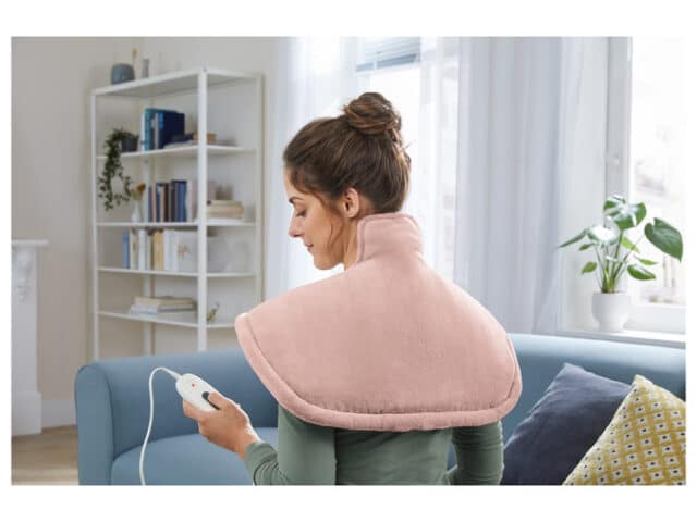 coussin cervical chauffant LIDL