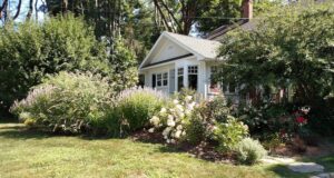 le jardin d'une maison