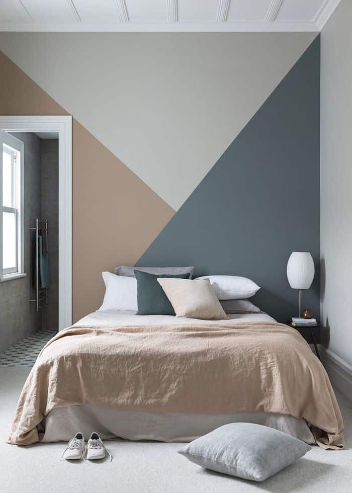 Mur en deux couleurs la technique de peinture à adopter!