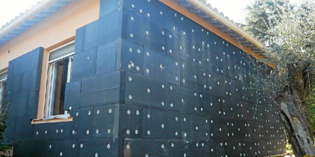 isolation extérieure d'une maison