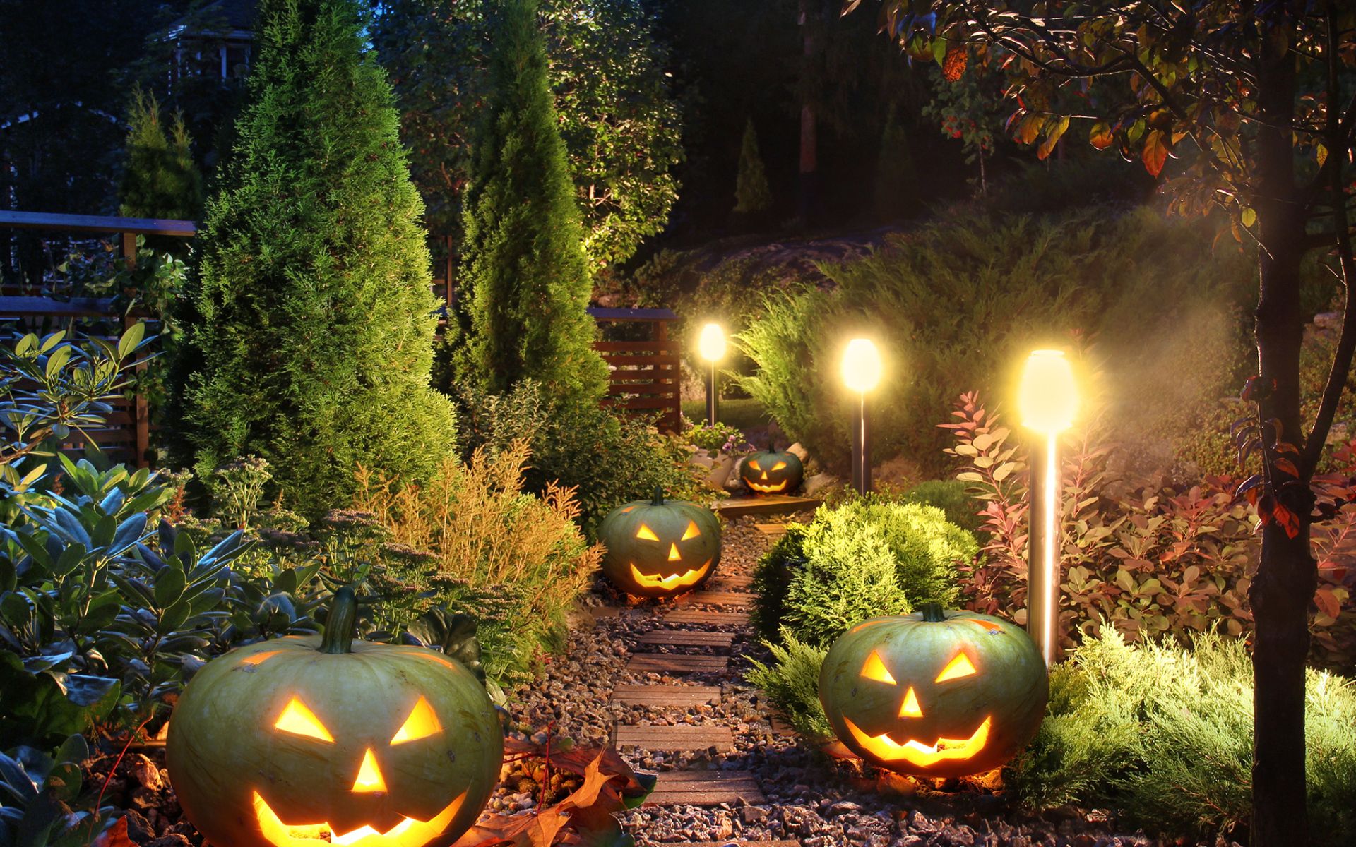 5 idées de décoration d'Halloween dans son jardin