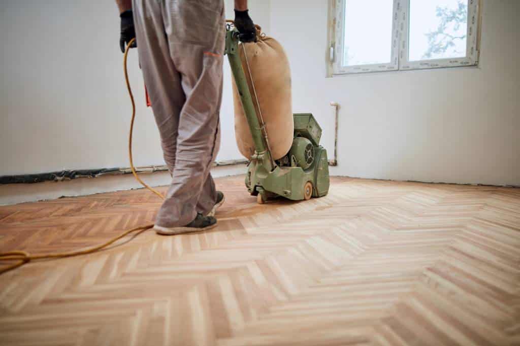 travaux de ponçage disque abrasif