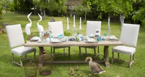 table de jardin matiere