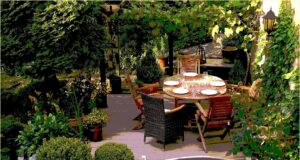 jardin convivial chaleureux