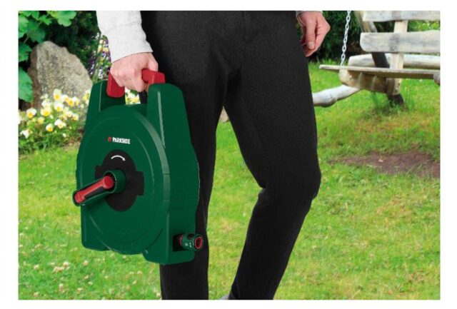 Enrouleur avec tuyau Parskide Lidl