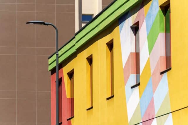 couleur peinture bâtiment