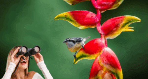 plante qui ressemble à un oiseau