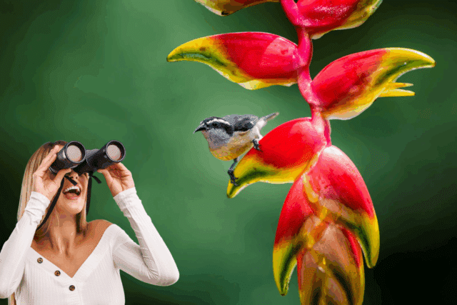 plante qui ressemble à un oiseau