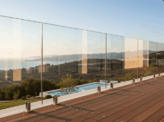 8 gardes corps en verre