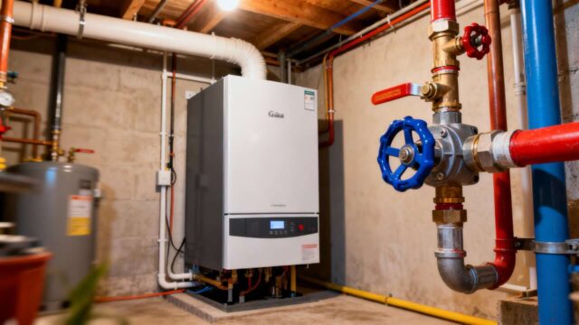 chaudière à gaz : couper l'eau?