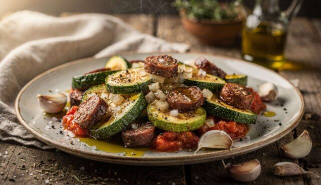 Comment cuisiner la meilleure recette de courgette et chorizo ?