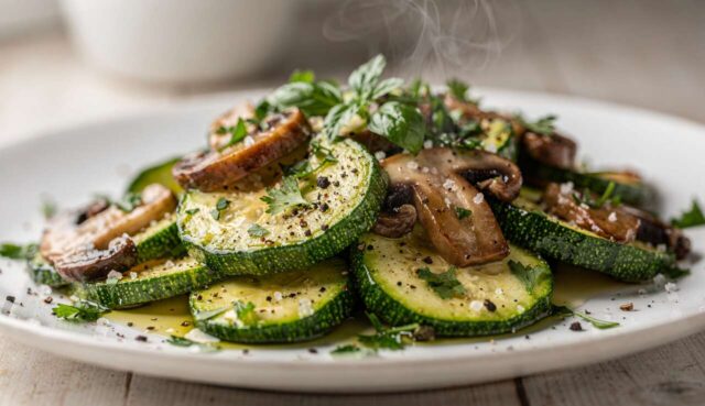 Comment cuisiner courgettes et champignons : 5 recettes faciles et rapides