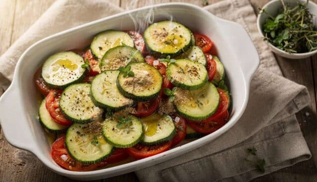 Comment cuisiner la courgette pour un plat léger et peu calorique ?