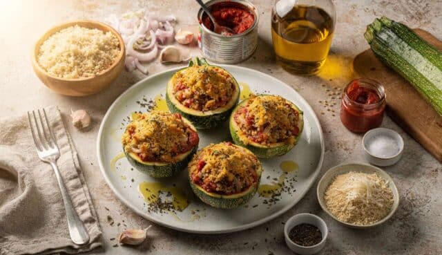 Recette courgette farcie végétarienne : un plat gourmand et facile à préparer