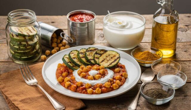 Comment cuisiner une délicieuse recette courgette pois chiche ?